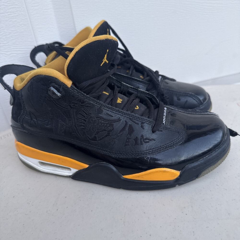Jordan Dub Zero Black Taxi Nike Basketball Sneakers Size 6.5 Y 311046-017